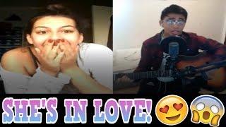 YOUNOW SINGING | SHE'S IN LOVE! [BEST REACTIONS] [2017]