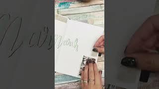 Memory keeping page in my bullet journal process | scrapbooking/ creative journaling #shorts