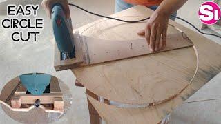 Circle Cut With Jigsaw -Diy Perfect Circle Cut Jig