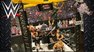 WWE ACTION FIGURE HARDCORE ELIMINATION CHAMBER MATCH!