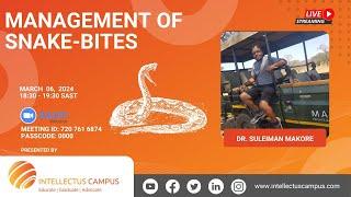 Management of Snakebites