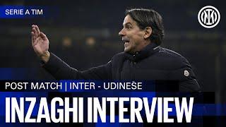 SIMONE INZAGHI INTERVIEW | INTER 4-0 UDINESE ️