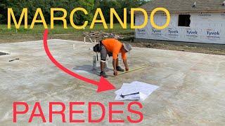 COMO MARCAR PAREDES DE PLANO EN CONCRETO