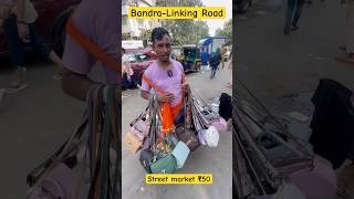 Bandra Linking Road Market Street shopping #shorts #short #streetshopping