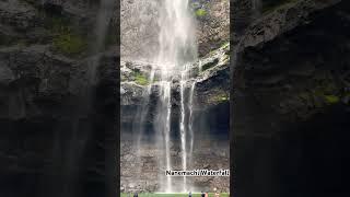 Beautiful Nanemachi waterfall  #sahyadri #monsoon #waterfall #pune #maharashtra #hikinggirl #rain