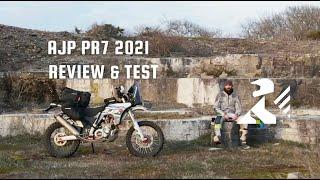 AJP PR7 Test & Review PM-E19 Adventure motorcycling