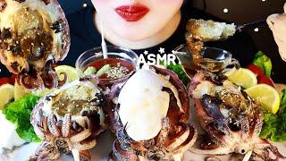 ASMR  녹진한 내장, 알 가득한 갑오징어 통찜   리얼사운드 먹방 MUKBANG EATING SOUNDS