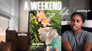 Weekend vlog | I Started Packing To Move, Recovering From A Burnout, Life Update + More!