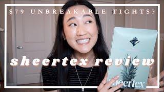 BRUTALLY HONEST SHEERTEX REVIEW | $79 unbreakable sheer tights | sizing, guarantee + an alternative