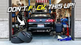 Rolling Fenders on the RSX Type S Build! | Worth the Risk?