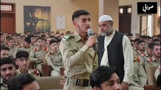 Corps Commander Peshawar Meets Faculty and Cadets of Colonel Sher Khan Cadet College, Swabi | ISPR