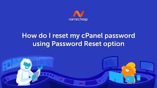 How to reset your cPanel password using the Password Reset option