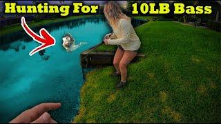 HUNTING for 10 POUND Bass!!! BIG FISH! (Fishing with Norm UPDATE!)