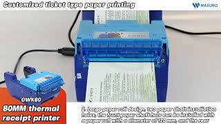 MASUNG MS-GWK80 Special printer for scenic spot tickets#printer #ticket #printerdtf