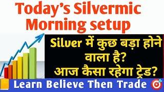 Today's Silvermic setup|us news data|Commodity market analysis.Gold.English subtitle.