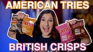 American Girl Tries British Crisps | MARMITE!?!