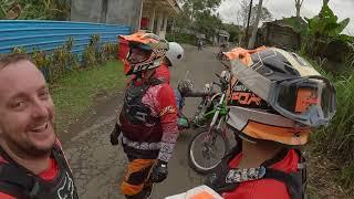 Off Road Dirtbike Riding Through Bali Indonesia - Motocross Bike Trip August 2022