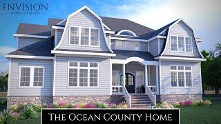 The Ocean County House - Modern Craftsman Home Rendering