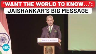 Jaishankar’s Lesson In Diplomacy During Speech In Ireland; ‘Neutrality Happens When You’re Weak Or…’