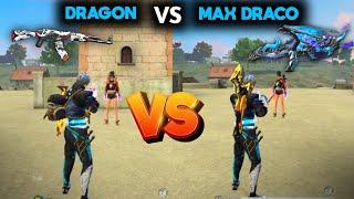 MAX EVO DRACO AK VS DRAGON AK DAMAGE ABILITY TEST IN FREE FIRE / DRACO AK & DRAGON AK COMPARISON