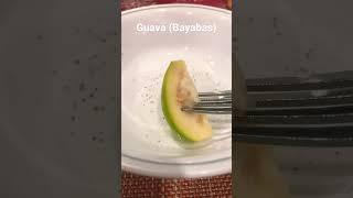 Guava w/ vinegar & pepper #short #video #viral #snack #guava #bayabas #yummy #proudpinoy #ilocana