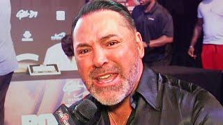 De La Hoya SLAMS ARROGANT Canelo over Alalshikh response; Crawford not competitive vs Alvarez!