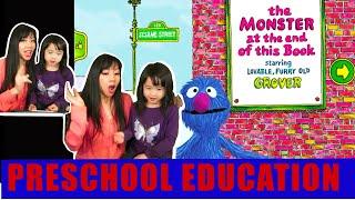Read Monster at the end of this Book with Ella and Mommy | Fun learning video for kids Sesame Street