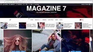 Magazine 7 - Clean & Elegant WordPress Theme - Demo Import