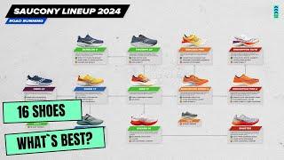 SAUCONY lineup 2024. Review and comparison of 16 models. Ride 17 vs Guide 17 vs Endorphin Speed.