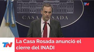 La Casa Rosada anunció el cierre del INADI