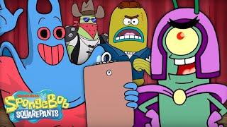 Plankton Teams Up with Man-Ray!  | "Captain Pipsqueak" Full Scene | SpongeBob