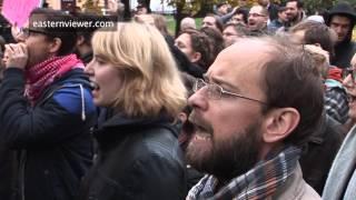 تظاهرات ضد اسلامی در پراگ Anti Islam rally in Prague