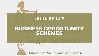 Business Opportunity Schemes