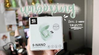 soul s-nano earphones unboxing + review 