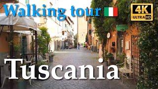 Tuscania (Lazio), Italy【Walking Tour】4K