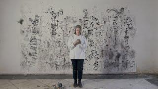 My Imaginary Nature  | Wall Painting Performance Art _ Mahnaz Jabri