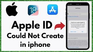 Fix" Could not create account your" Account cannot be created at this time" AppleID ( Full Guide)