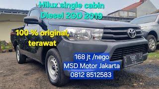 Toyota Hilux Single Cabin diesel 2019 kondisi terawat antik ! siap kerja ! (TERJUAL)