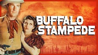 Buffalo Stampede - Full Lentgh Movie in English | Colorized | Henry Hathaway
