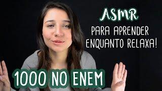 ASMR PARA TIRAR 1000 NO ENEM  |  DICAS DE REDAÇÃO PARA SUBIR SUA NOTA NA PROVA VESTIBULAR