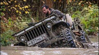 Willys Mb vs Wrangler YJ MUD OFFROAD