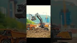 HUINA RC Excavator Digging #shorts