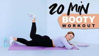 20 MIN BEINE/PO WORKOUT + Warm Up & Cool Down | No Equipment | Sophia Thiel