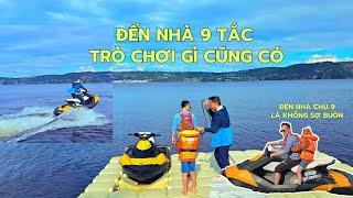 Đến nhà em trai anh Hùng, thử lái moto nước của chú 9 Tắc