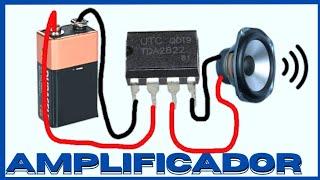 Como montar amplificador caseiro com TDA2822