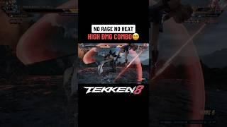 Yoshimitsu High DMG combo Online| Tekken 8 #fgc #tekken8 #gaming #yoshimitsu #tekken