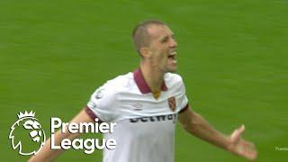 Tomas Soucek's strike guides West Ham ahead of Crystal Palace | Premier League | NBC Sports