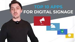 What are the top 10 apps for digital signage