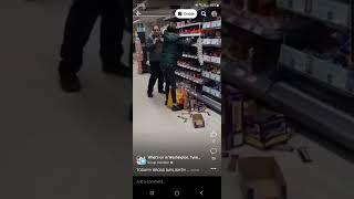 Woman shamelessly shoplifting in Concord, Washington, Sunderland