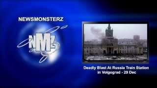 Caught on CCTV Moment of Volgograd railway station deadly explosion